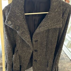 Women’s  Gray Wool Blend Coat